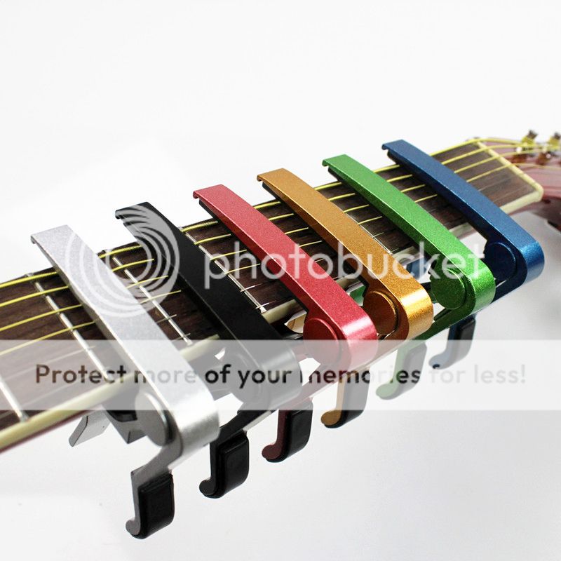 Premium Guitar Capo Spring Trigger Electric Acoustic Clamp Quick Change